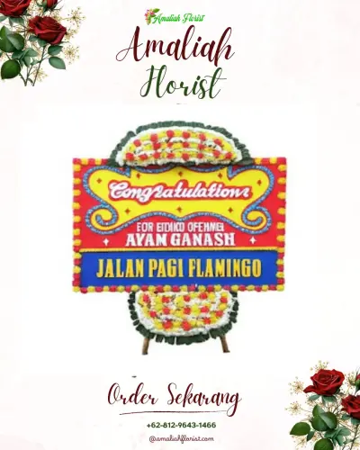 Bunga Papan Congratulation di Ujung Jaya